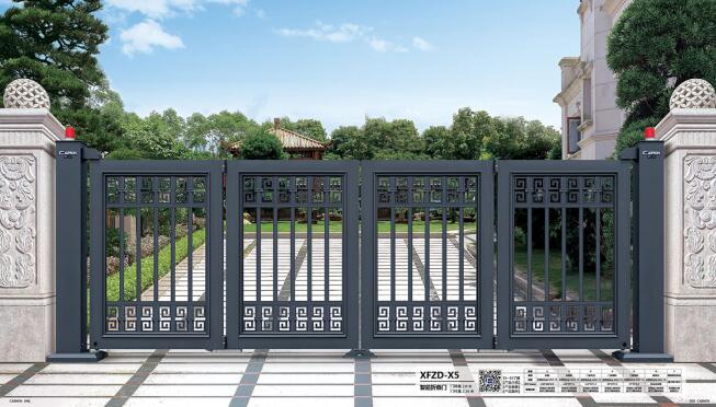 財門折疊門成奧園上林一品的一道亮麗風景
